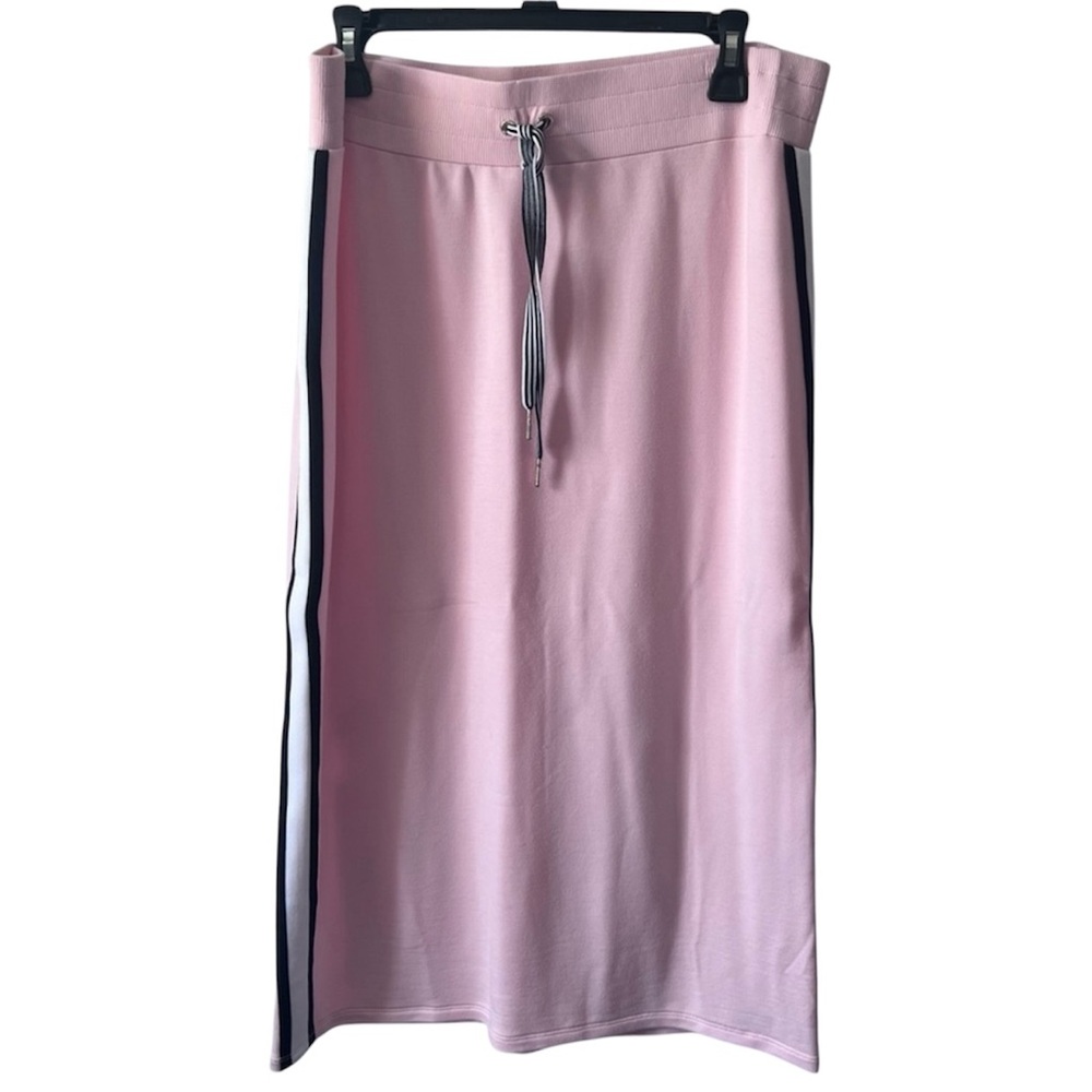 Pastel Pink Tommy Hilfiger Pencil Skirt Large Track Pant Inspired